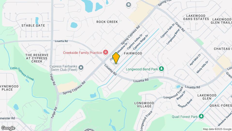 14810 Cypress Ridge Dr Map and Location Details