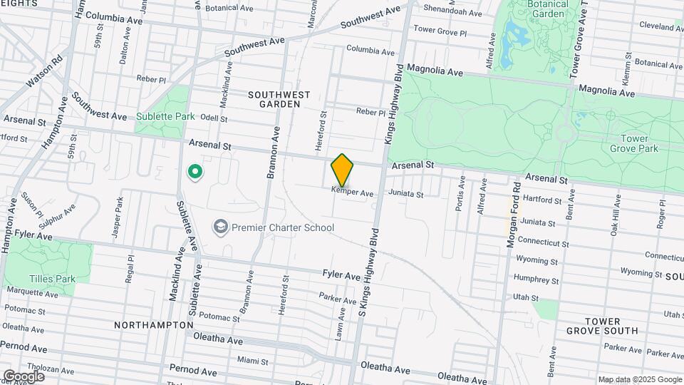 4960 Kemper Ave, Unit 2nd floor Map and Location Details