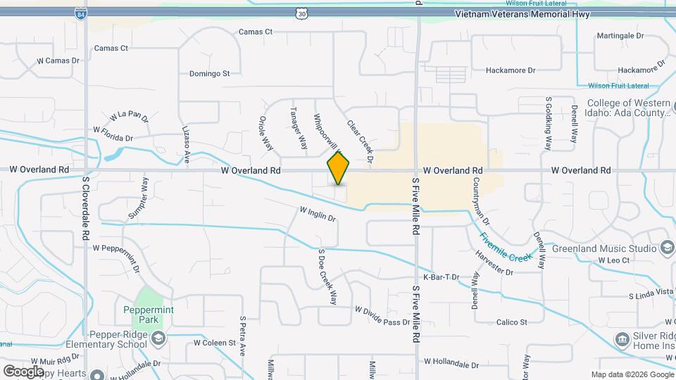 1664 S Sunseeker Ln Map and Location Details