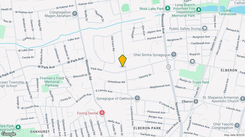 60 Larchwood Ave Map and Location Details