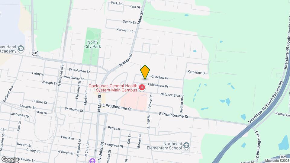 617 Chickasaw Dr Map and Location Details