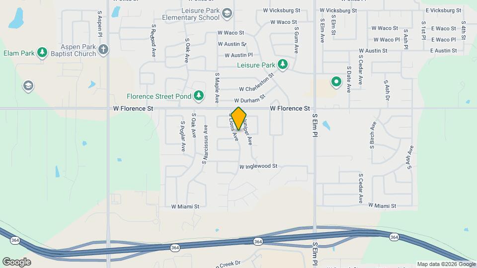 5013 S Lions Ave Map and Location Details