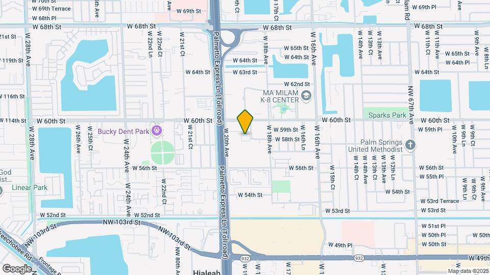 5820 W 18th Ln Map and Location Details