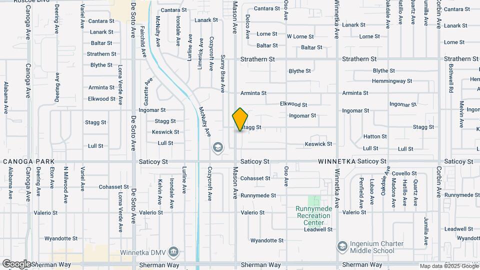 7700 Mason Ave Map and Location Details