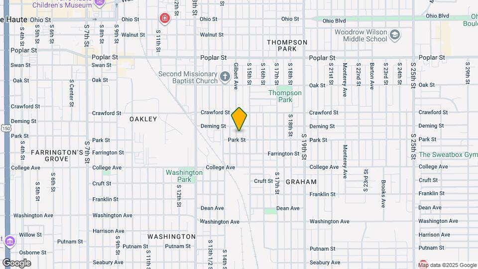 816 Gilbert Ave Map and Location Details