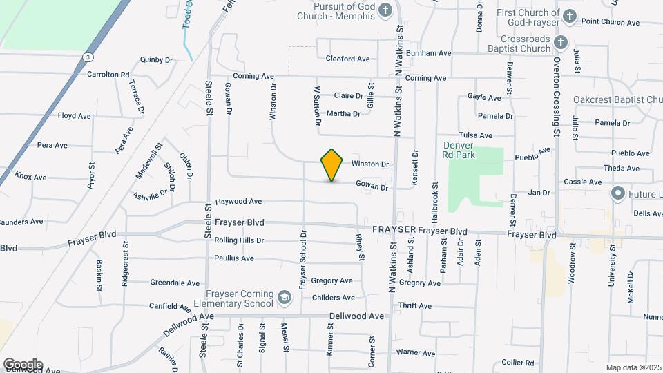 1691 Gowan Dr Map and Location Details