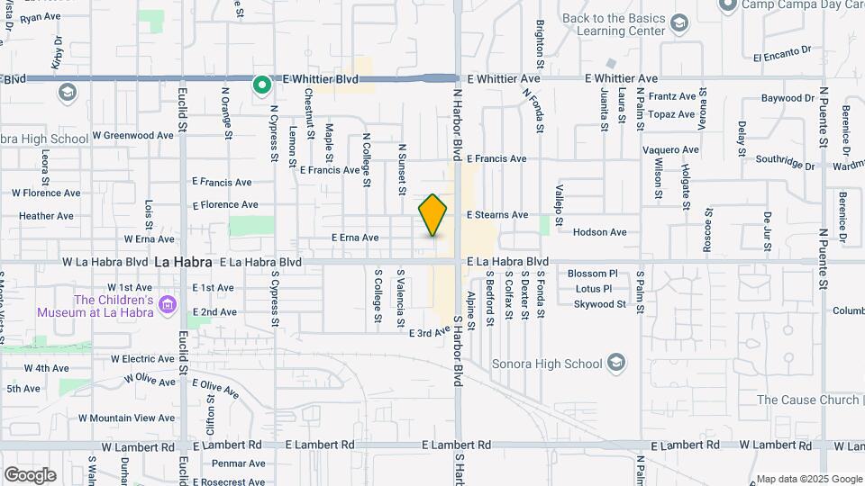 1022 E Erna Ave Map and Location Details