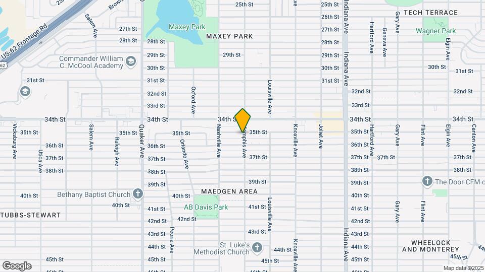 3801 35th St Map and Location Details