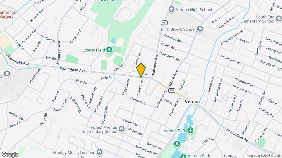 773 Bloomfield Ave Map and Location Details