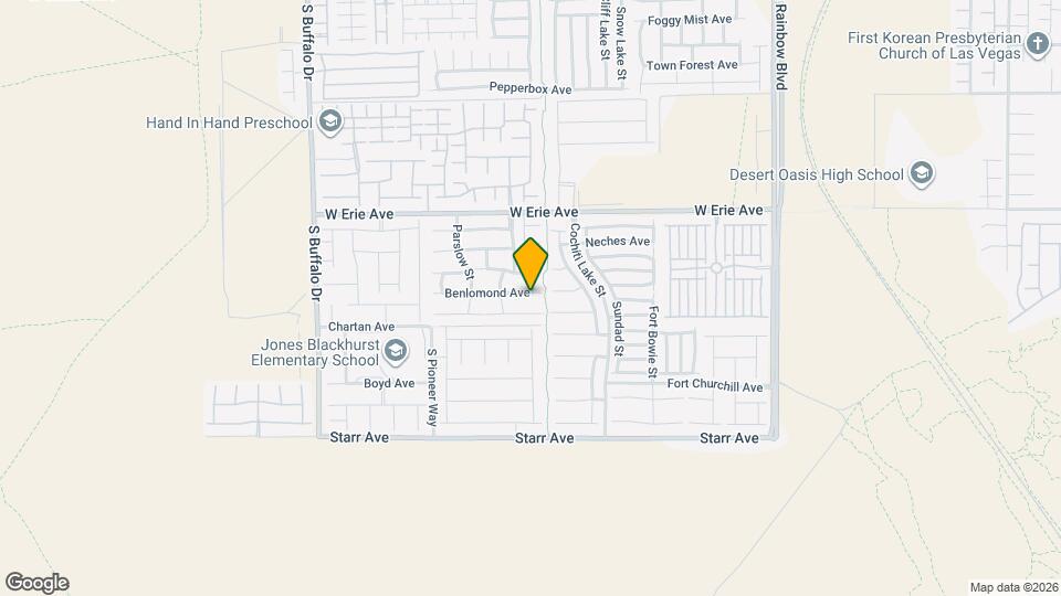 7375 Benlomond Ave Map and Location Details