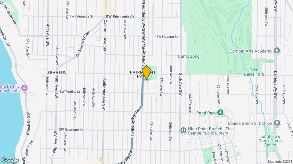 5420 Fauntleroy Wy SW Map and Location Details