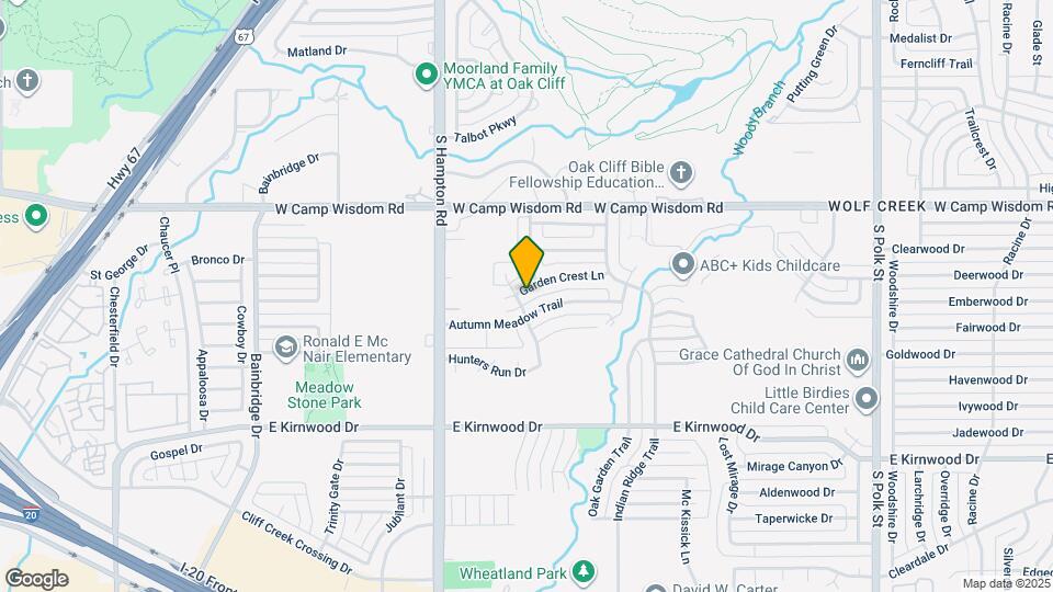 2040 Garden Crest Ln Map and Location Details