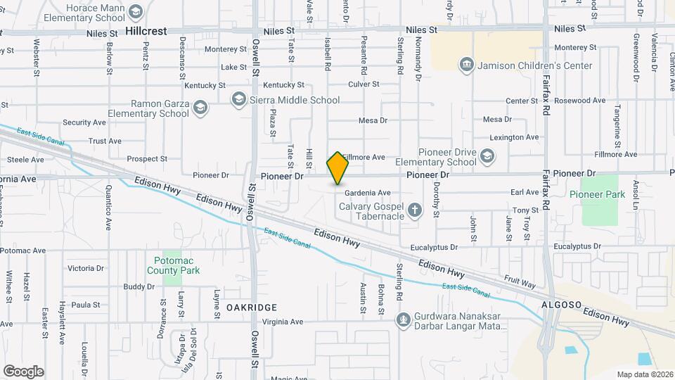 3306 Gardenia Ave Map and Location Details