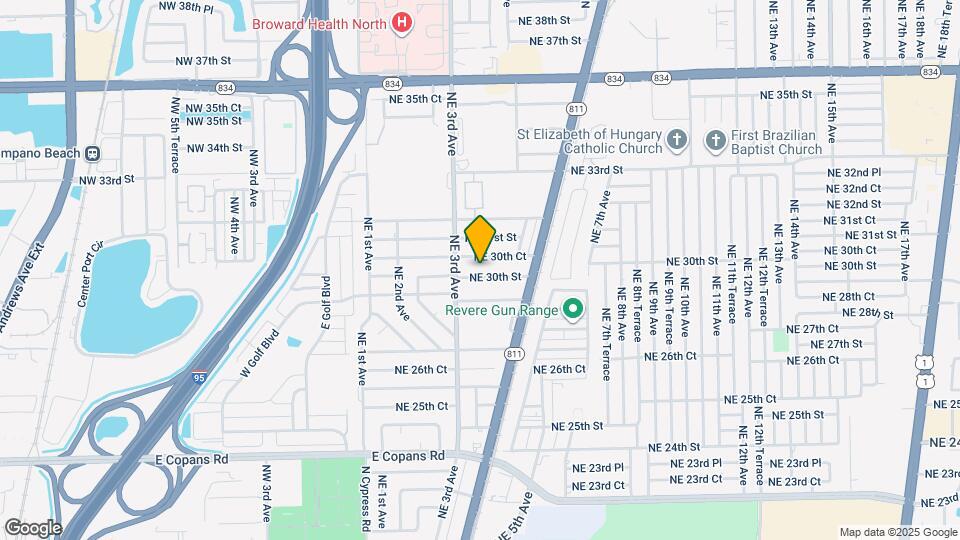 361 NE 30th St Map and Location Details