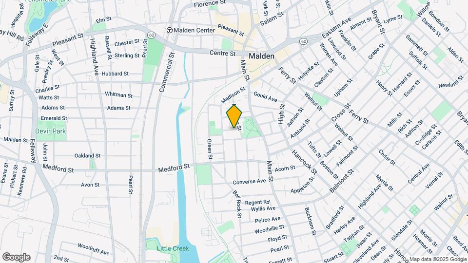 12 Shawmut St, Unit #1 Map and Location Details
