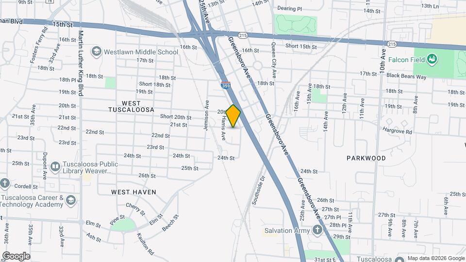 2607 21st St Map and Location Details