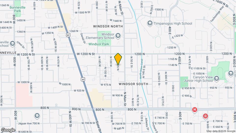 1123 W 40 S Map and Location Details