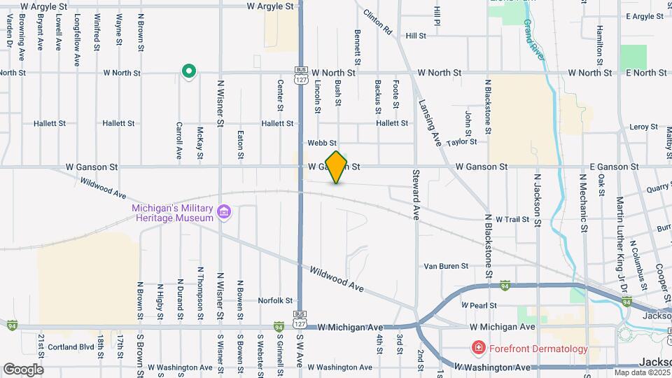 653 Oakhill Ave Map and Location Details