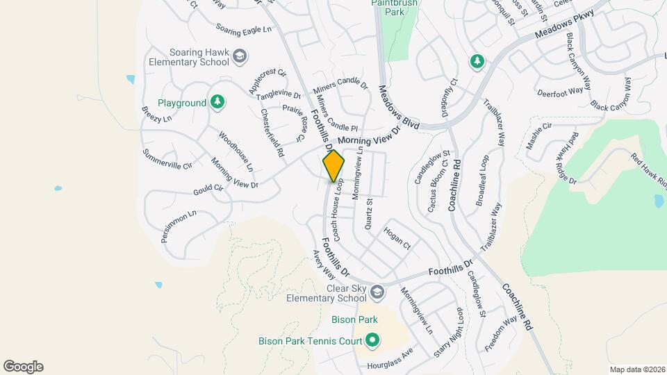 2235 Coach House Loop Mapa y Detalles de la Ubicación