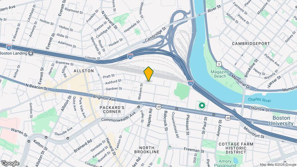 92 Ashford St Map and Location Details