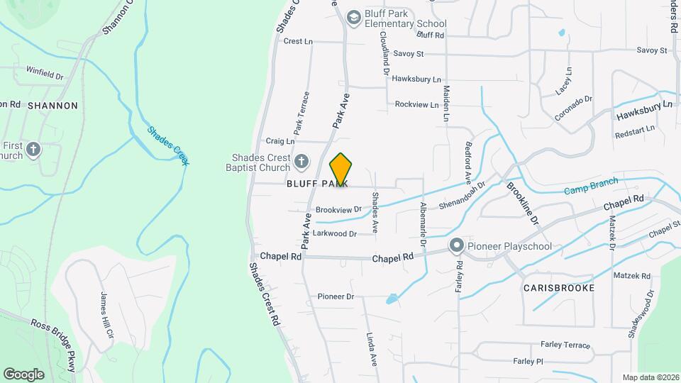 2116 Rockland Dr Map and Location Details