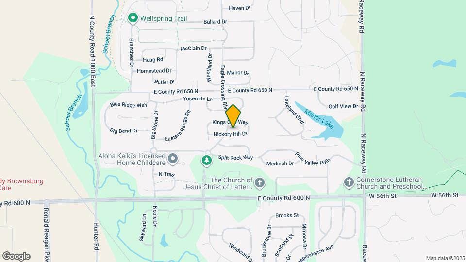 10400 Hickory Hill Dr Map and Location Details