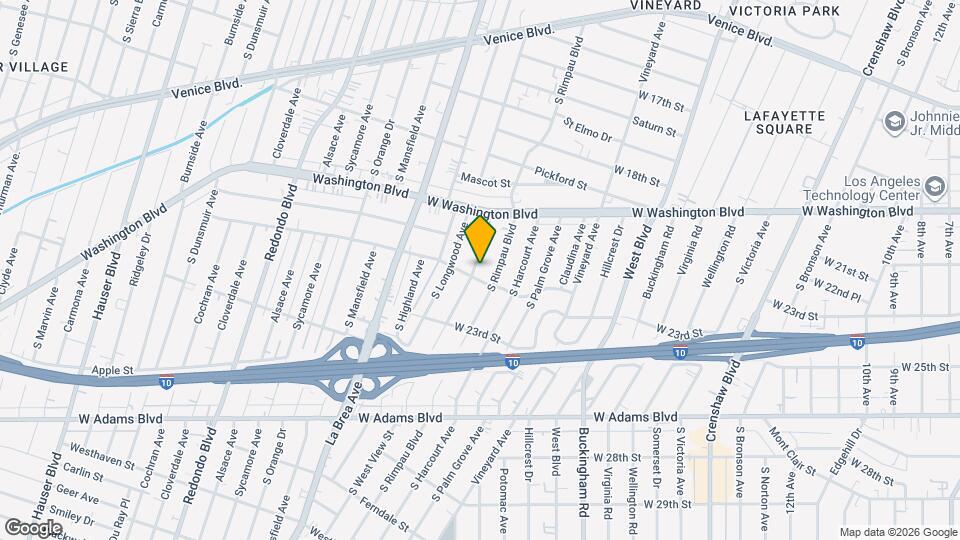 2028 1/2 S West View St Map and Location Details