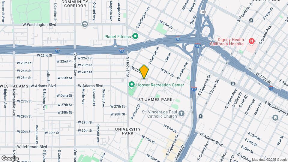 2325 Portland St Map and Location Details