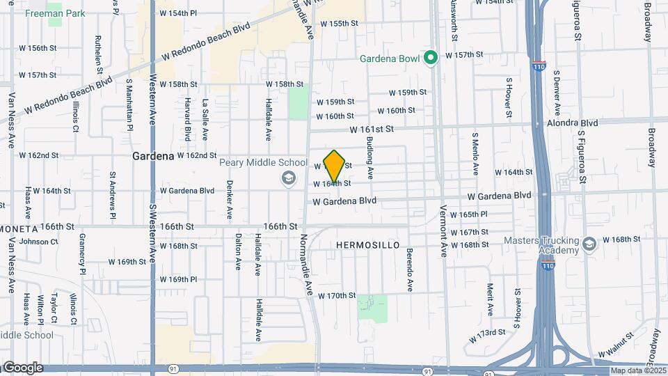 1308 W 164th St Map and Location Details