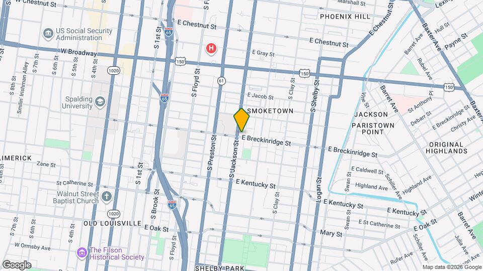 501 E Breckinridge St Mapa y Detalles de la Ubicación