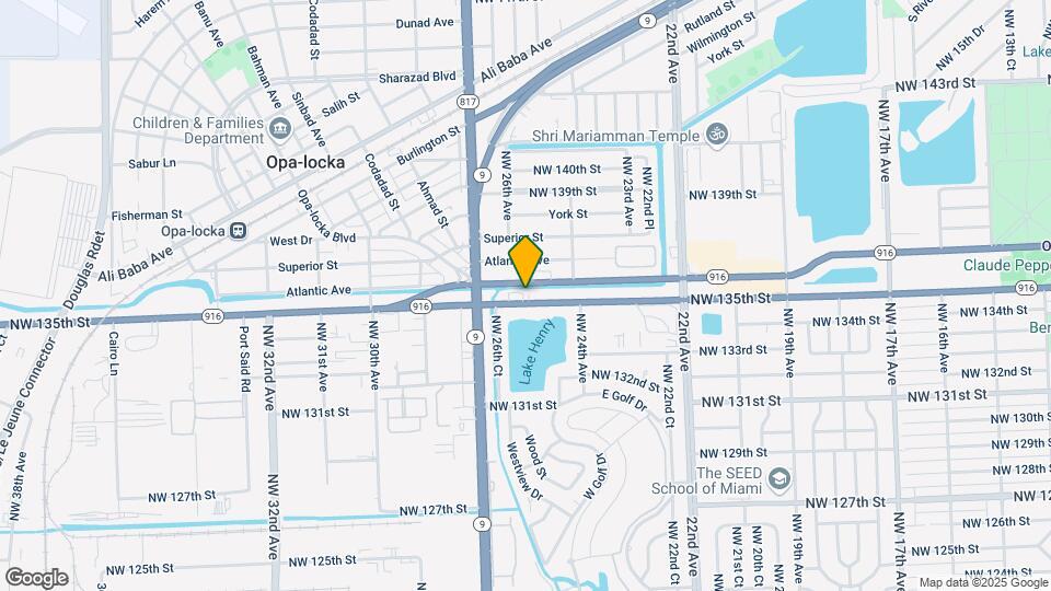 2561 NW 135th St Mapa y Detalles de la Ubicación