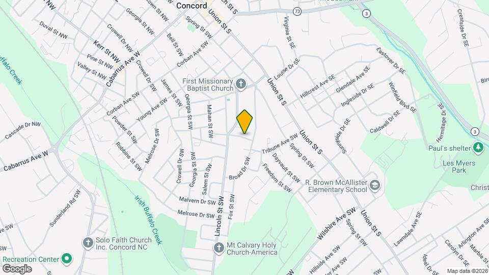 104 High Ave SW Map and Location Details