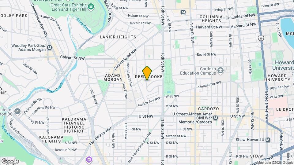2303 17th St NW Map and Location Details