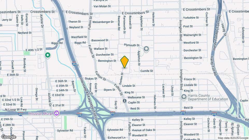 6814 Donlen St Map and Location Details