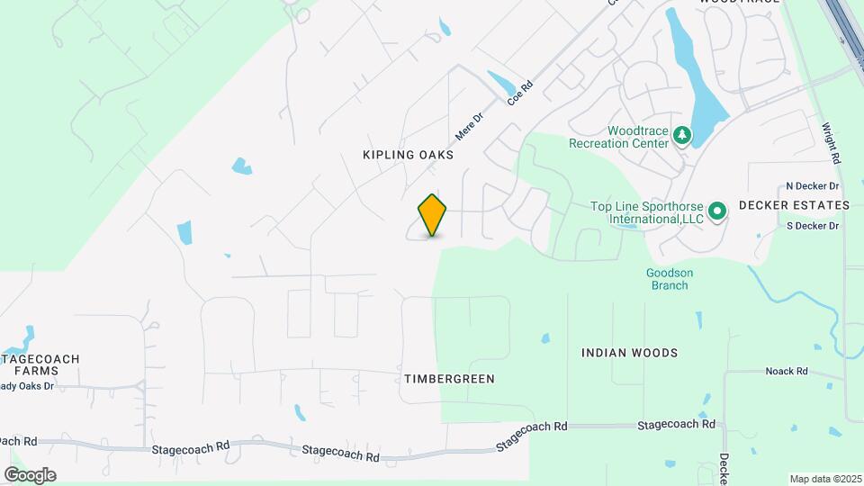 2123 Rosewood Pnes Ln Map and Location Details