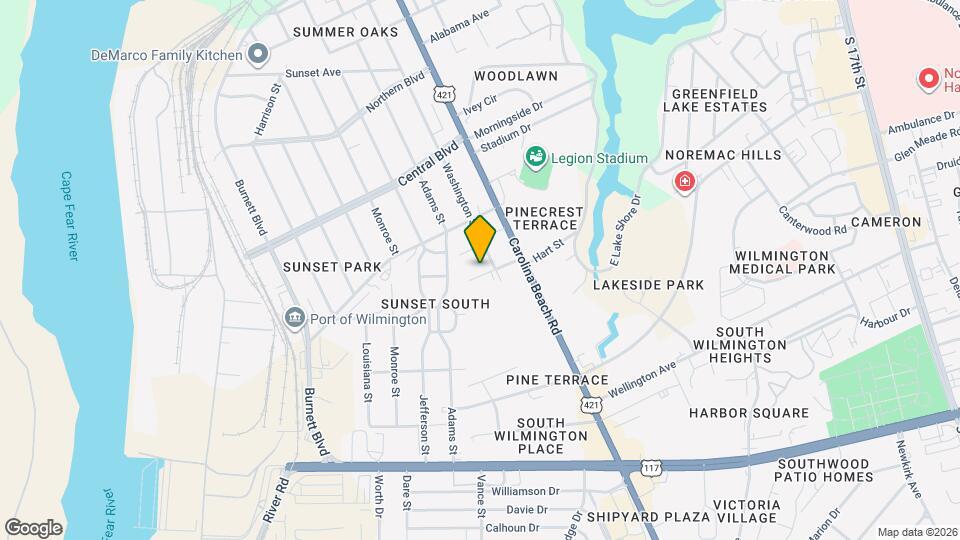 327 Bordeaux Ave Map and Location Details