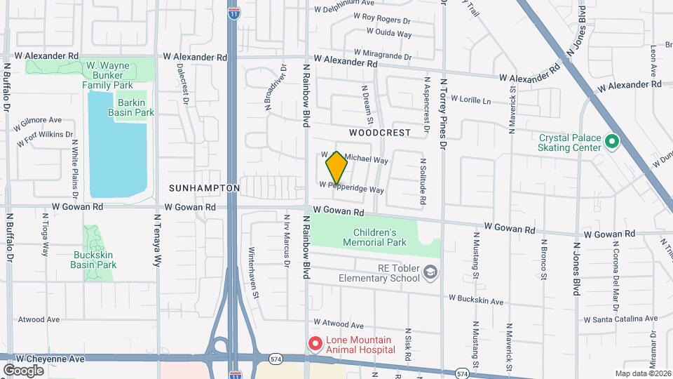 6617 W Pepperidge Way Map and Location Details