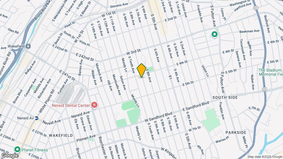 314 S 9th Ave Map and Location Details