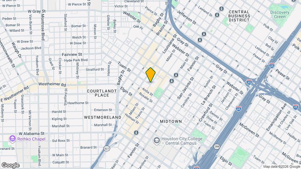 2900 Milam St Map and Location Details