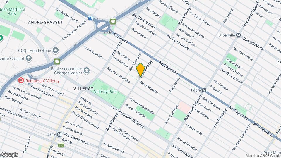 1388-1408 Villeray Rue Map and Location Details