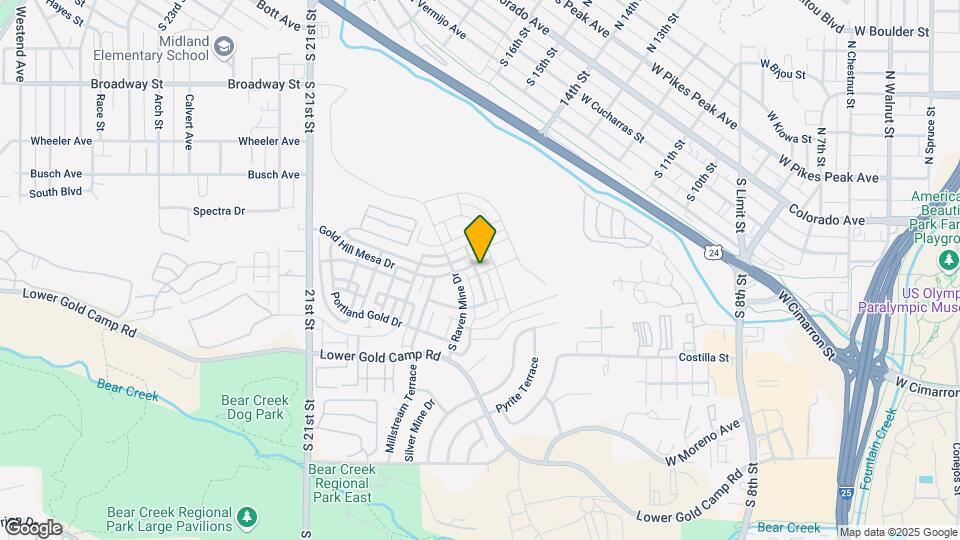 1193 Gold Hill Mesa Dr Map and Location Details