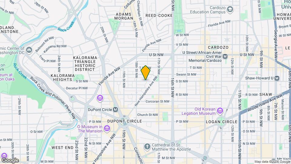 1752 S St NW Map and Location Details