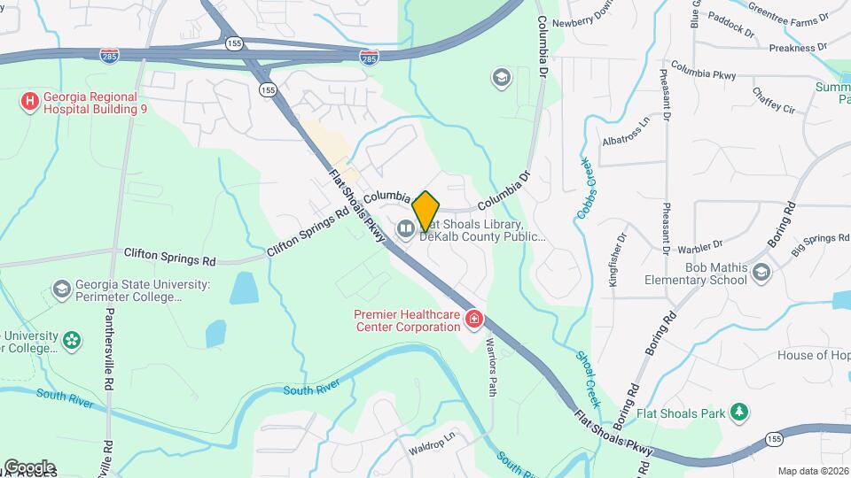 3138 Cedar Crest Way Map and Location Details