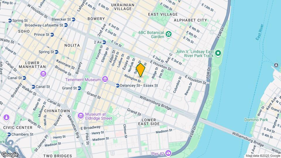 68 Clinton St Mapa y Detalles de la Ubicación