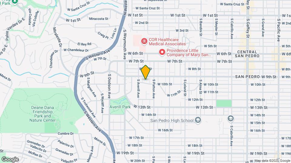1352 W 10th St Map and Location Details
