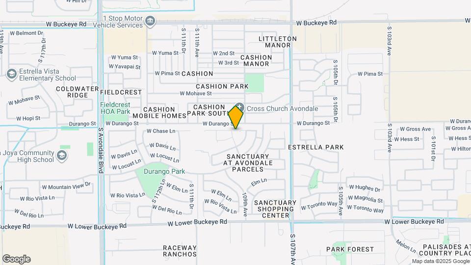 2105 S 109th Ave Map and Location Details