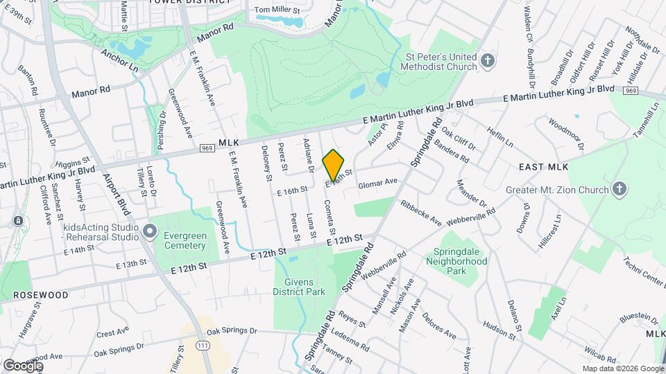 3919 E 16th St Map and Location Details