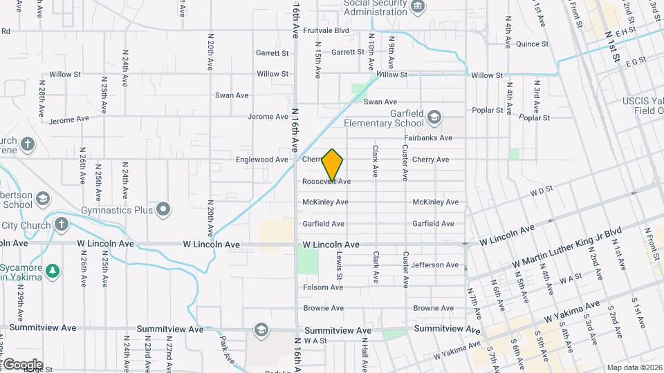1512 Roosevelt Ave Map and Location Details