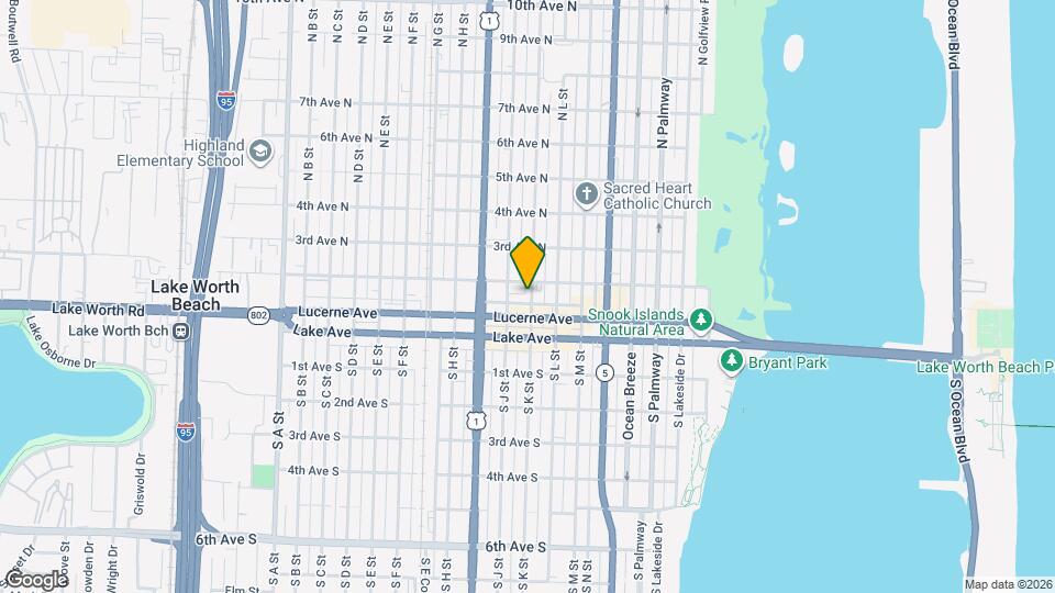 123 N K St Map and Location Details