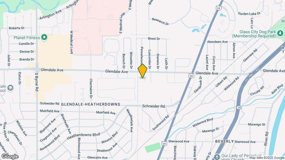 1532 Pennelwood Dr Map and Location Details